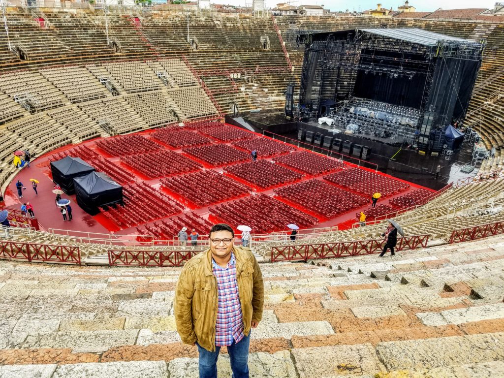 Inside the Verona Arena