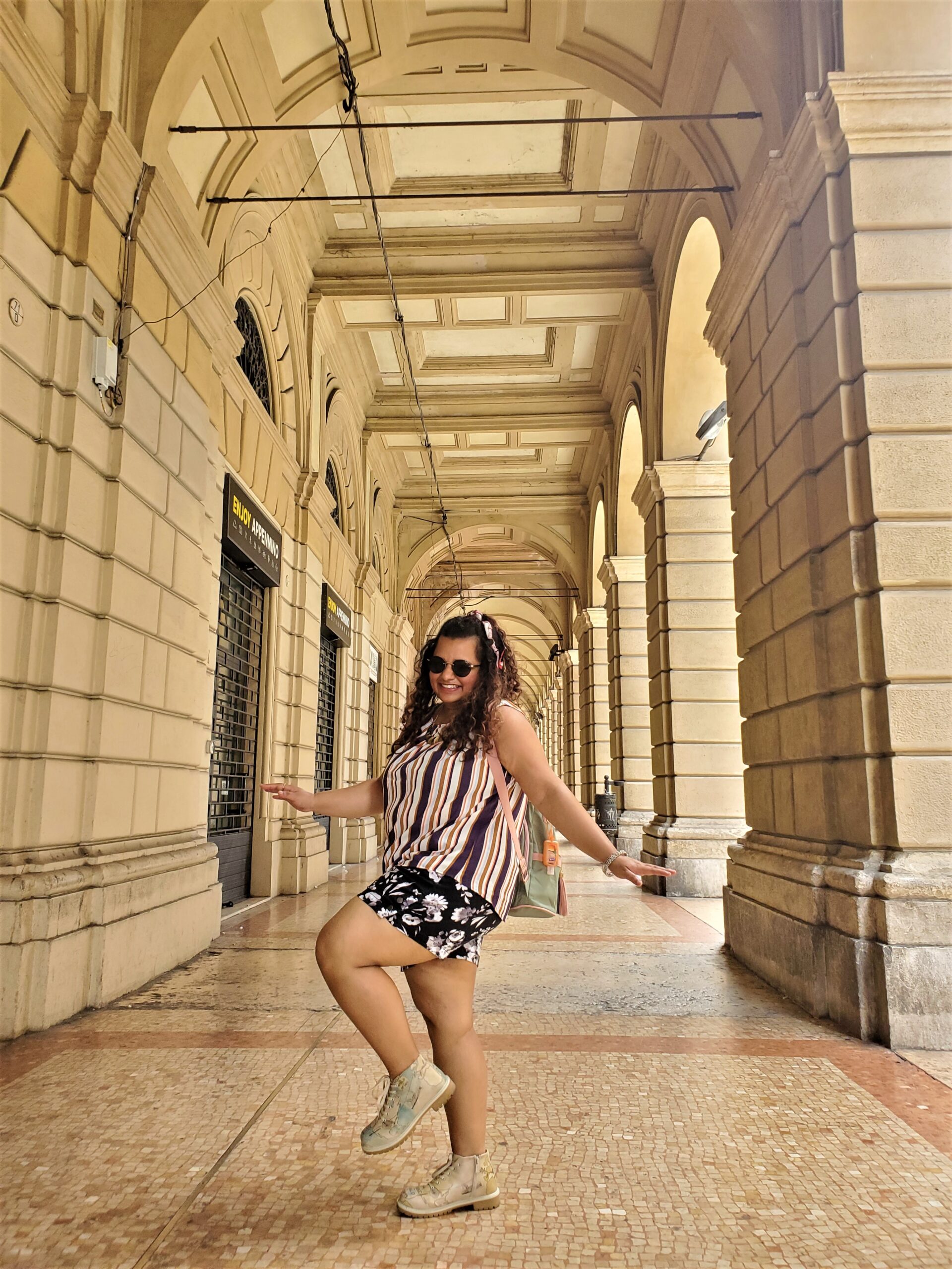 Porticos across Bologna